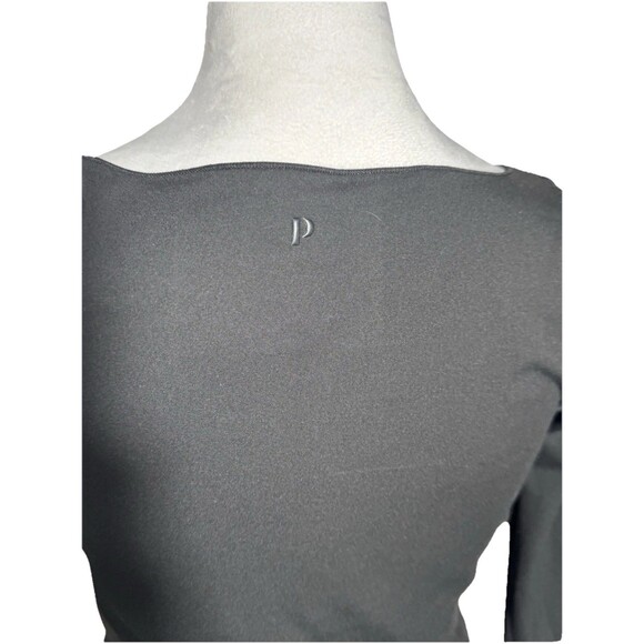 Est. PAC 1980 Black Long Sleeve Top with thumb holes Sz Small - Picture 4 of 10